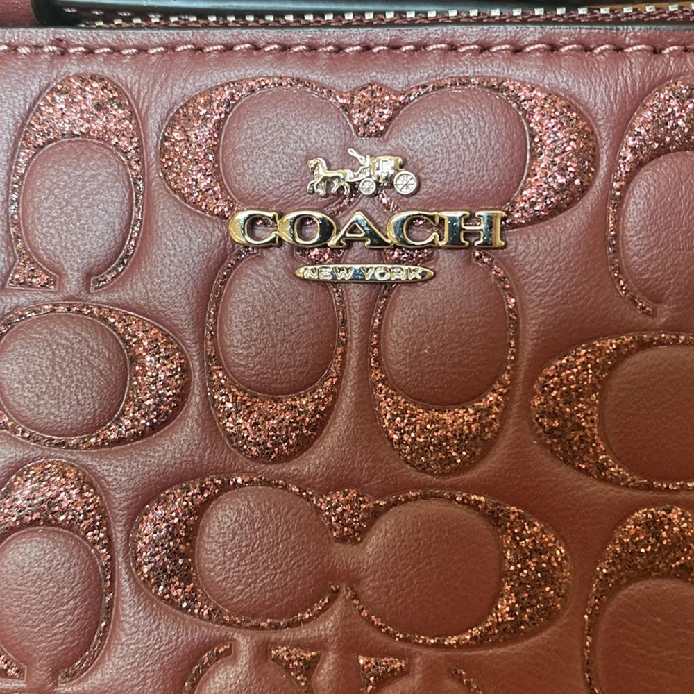 Coach NWT wine color wristlet - Picture 6 of 6